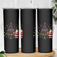 Pro Democracy Activist Christmas Tree Skinny Tumbler Human Rights Xmas Gift - Wonder Print Shop