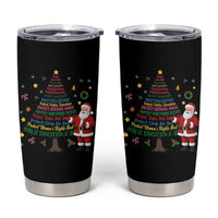 Pro Democracy Activist Christmas Tree Tumbler Cup Human Rights Xmas Gift - Wonder Print Shop