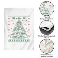 Ugly Activist Christmas Tree Garden Flag Human Rights Xmas Gift - Wonder Print Shop