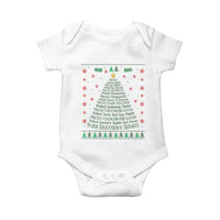Ugly Activist Christmas Tree Baby Onesie Human Rights Xmas Gift - Wonder Print Shop