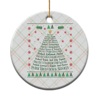 Ugly Activist Christmas Tree Ceramic Ornament Human Rights Xmas Gift - Wonder Print Shop
