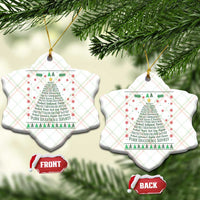 Ugly Activist Christmas Tree Ceramic Ornament Human Rights Xmas Gift - Wonder Print Shop