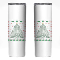 Ugly Activist Christmas Tree Skinny Tumbler Human Rights Xmas Gift - Wonder Print Shop