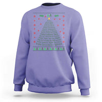 Ugly Activist Christmas Tree Sweatshirt Human Rights Xmas Gift - Wonder Print Shop