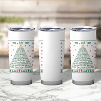 Ugly Activist Christmas Tree Tumbler Cup Human Rights Xmas Gift - Wonder Print Shop