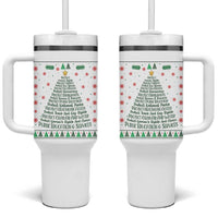 Ugly Activist Christmas Tree Tumbler With Handle Human Rights Xmas Gift - Wonder Print Shop