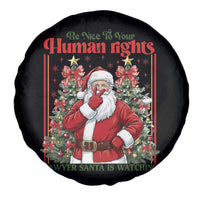 Christmas Gift Spare Tire Cover Be Nice To Your Human Rights Lawyer Santa Is Watching - Wonder Print Shop