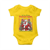 Christmas Gift Baby Onesie Be Nice To Your Human Rights Lawyer Santa Is Watching - Wonder Print Shop