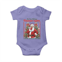 Christmas Gift Baby Onesie Be Nice To Your Human Rights Lawyer Santa Is Watching - Wonder Print Shop