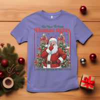 Christmas Gift T Shirt Be Nice To Your Human Rights Lawyer Santa Is Watching - Wonder Print Shop