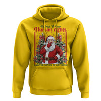 Christmas Gift Hoodie Be Nice To Your Human Rights Lawyer Santa Is Watching - Wonder Print Shop