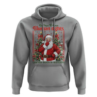 Christmas Gift Hoodie Be Nice To Your Human Rights Lawyer Santa Is Watching - Wonder Print Shop