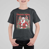 Christmas Gift T Shirt For Kid Be Nice To Your Human Rights Lawyer Santa Is Watching - Wonder Print Shop