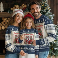 Xmas Gift Ugly Christmas Sweater Be Nice To Your Human Rights Lawyer Santa Is Watching - Wonder Print Shop