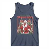 Christmas Gift Tank Top Be Nice To Your Human Rights Lawyer Santa Is Watching - Wonder Print Shop