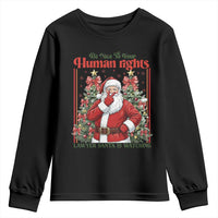 Christmas Gift Youth Sweatshirt Be Nice To Your Human Rights Lawyer Santa Is Watching - Wonder Print Shop