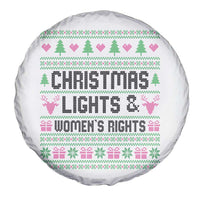 Christmas Lights And Womens Rights Spare Tire Cover Equality Feminist Gift - Wonder Print Shop
