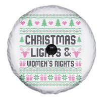 Christmas Lights And Womens Rights Spare Tire Cover Equality Feminist Gift - Wonder Print Shop