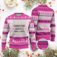 Christmas Lights And Womens Rights Ugly Christmas Sweater Equality Feminist Gift - Wonder Print Shop