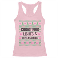 Christmas Lights And Womens Rights Racerback Tank Top Equality Feminist Gift - Wonder Print Shop