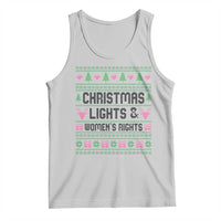 Christmas Lights And Womens Rights Tank Top Equality Feminist Gift - Wonder Print Shop