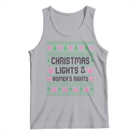 Christmas Lights And Womens Rights Tank Top Equality Feminist Gift - Wonder Print Shop