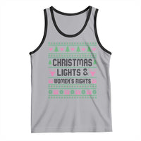 Christmas Lights And Womens Rights Tank Top Equality Feminist Gift - Wonder Print Shop