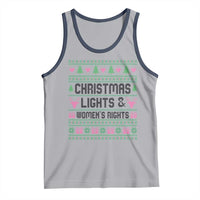 Christmas Lights And Womens Rights Tank Top Equality Feminist Gift - Wonder Print Shop