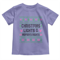 Christmas Lights And Womens Rights Toddler T Shirt Equality Feminist Gift - Wonder Print Shop