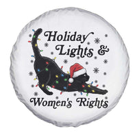 Sexy Cat Holiday Lights Womens Rights Supporter Spare Tire Cover Christmas Feminist Gift - Wonder Print Shop