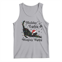 Sexy Cat Holiday Lights Womens Rights Supporter Tank Top Christmas Feminist Gift - Wonder Print Shop