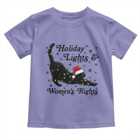 Sexy Cat Holiday Lights Womens Rights Supporter Toddler T Shirt Christmas Feminist Gift - Wonder Print Shop