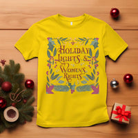 Holiday Lights Womens Rights Supporter T Shirt Feminist Activist Christmas Gift - Wonder Print Shop
