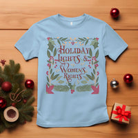 Holiday Lights Womens Rights Supporter T Shirt Feminist Activist Christmas Gift - Wonder Print Shop