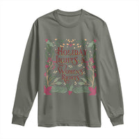Holiday Lights Womens Rights Supporter Long Sleeve Shirt Feminist Activist Christmas Gift - Wonder Print Shop