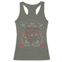 Holiday Lights Womens Rights Supporter Racerback Tank Top Feminist Activist Christmas Gift - Wonder Print Shop