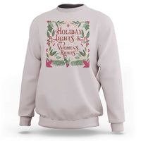 Holiday Lights Womens Rights Supporter Sweatshirt Feminist Activist Christmas Gift - Wonder Print Shop