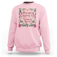 Holiday Lights Womens Rights Supporter Sweatshirt Feminist Activist Christmas Gift - Wonder Print Shop