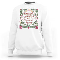 Holiday Lights Womens Rights Supporter Sweatshirt Feminist Activist Christmas Gift - Wonder Print Shop