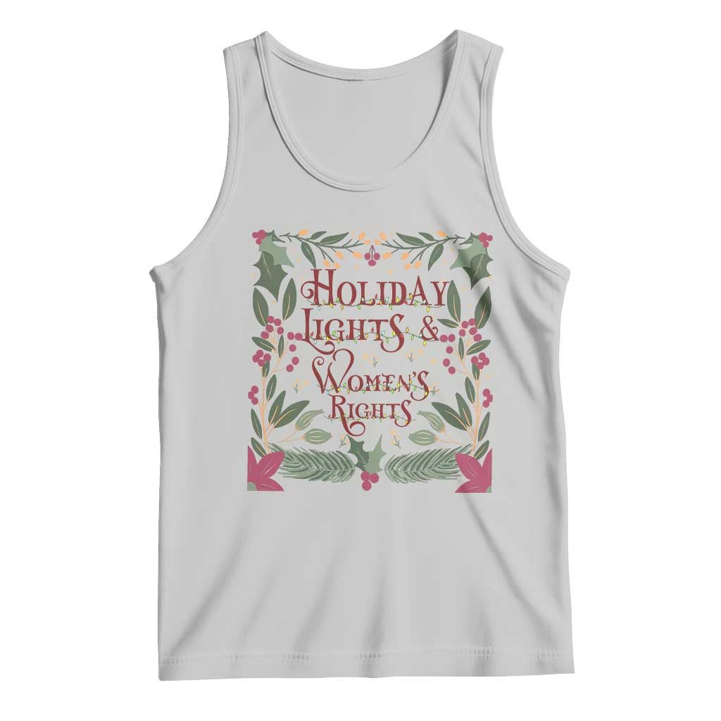 Holiday Lights Womens Rights Supporter Tank Top Feminist Activist Christmas Gift - Wonder Print Shop