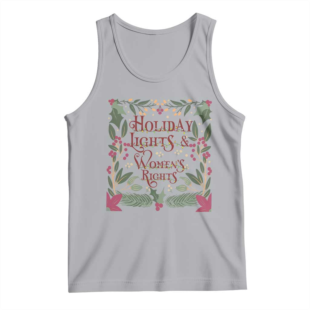 Holiday Lights Womens Rights Supporter Tank Top Feminist Activist Christmas Gift - Wonder Print Shop