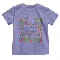 Holiday Lights Womens Rights Supporter Toddler T Shirt Feminist Activist Christmas Gift - Wonder Print Shop