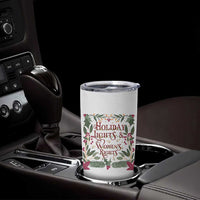 Holiday Lights Womens Rights Supporter Tumbler Cup Feminist Activist Christmas Gift - Wonder Print Shop