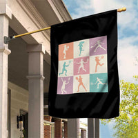 Tennis Lover Colorful Pastel Grid Sports Fan Gift Garden Flag - Wonder Print Shop