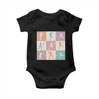 Tennis Lover Colorful Pastel Grid Sports Fan Gift Baby Onesie - Wonder Print Shop