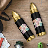 Tennis Lover Colorful Pastel Grid Sports Fan Gift Bullet Tumbler - Wonder Print Shop