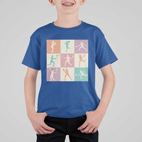 Tennis Lover Colorful Pastel Grid Sports Fan Gift T Shirt For Kid - Wonder Print Shop