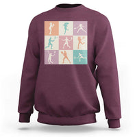 Tennis Lover Colorful Pastel Grid Sports Fan Gift Sweatshirt - Wonder Print Shop