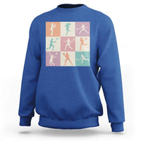 Tennis Lover Colorful Pastel Grid Sports Fan Gift Sweatshirt - Wonder Print Shop