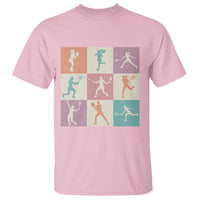 Tennis Lover Colorful Pastel Grid Sports Fan Gift T Shirt - Wonder Print Shop
